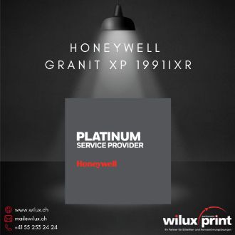 Honeywell Granit XP 1991iXR (End of Life) mit Platinum Service Provider Logo – WILUX autorisierter Honeywell Partner, auch für Nachfolger Granit Ultra 2105i