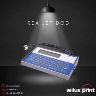 REA JET DOD Eingabeterminal zur einfachen und schnellen Dateneingabe für industrielle Drucksysteme.