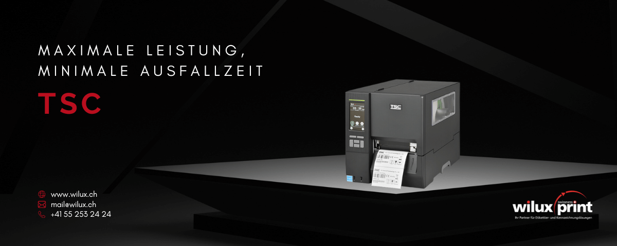 TSC MH241 und MH261 Serie Etikettendrucker, industrielle Hochleistungsdrucker mit Thermodirekt- und Thermotransferdrucktechnologie, bieten präzise Druckqualität und hohe Effizienz für vielfältige Anwendungen.