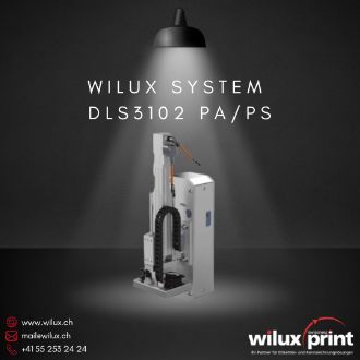 Der Elektroadapter des WILUX System DLS3102 PA/PS Etikettenapplikators, speziell für die präzise und schonende Etikettenapplikation im Stillstand auf empfindliche Produkte.